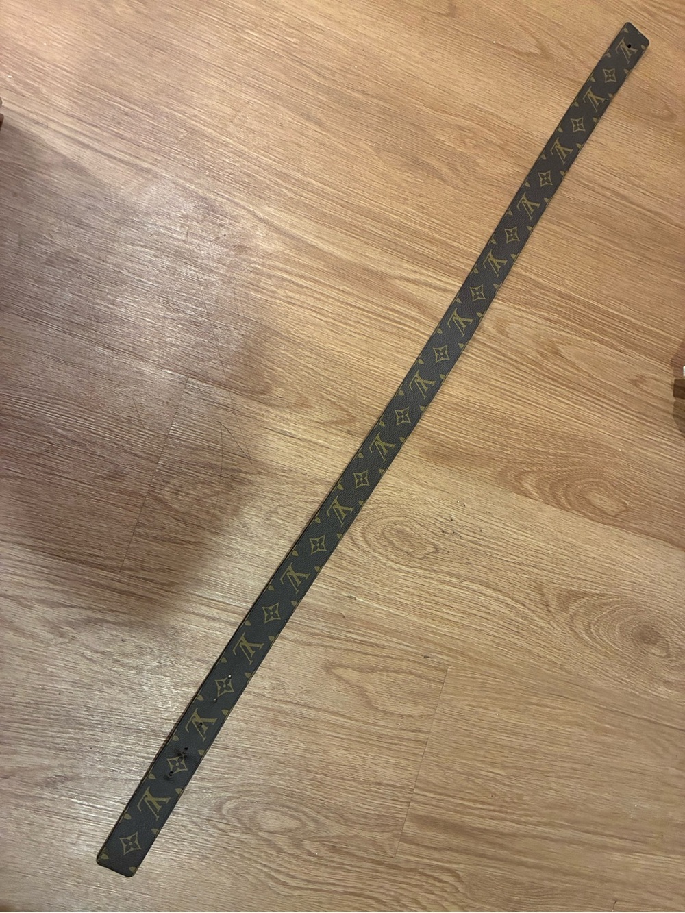Louis Vuitton reversible  Logo  Leather Belt - Brown with Gold and black